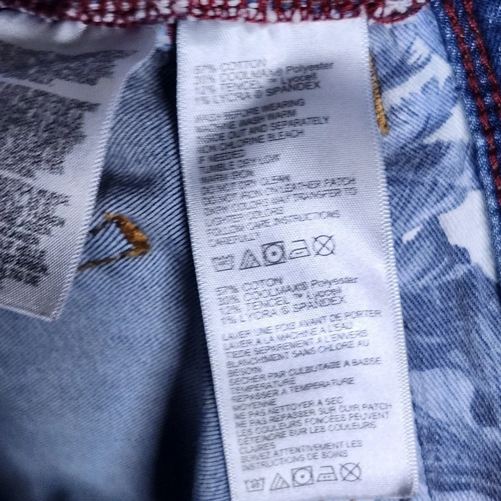 Tommy Bahama Mens Jeans 38x30 Blue Straight Leg Cotton Blend Casual Pants‎